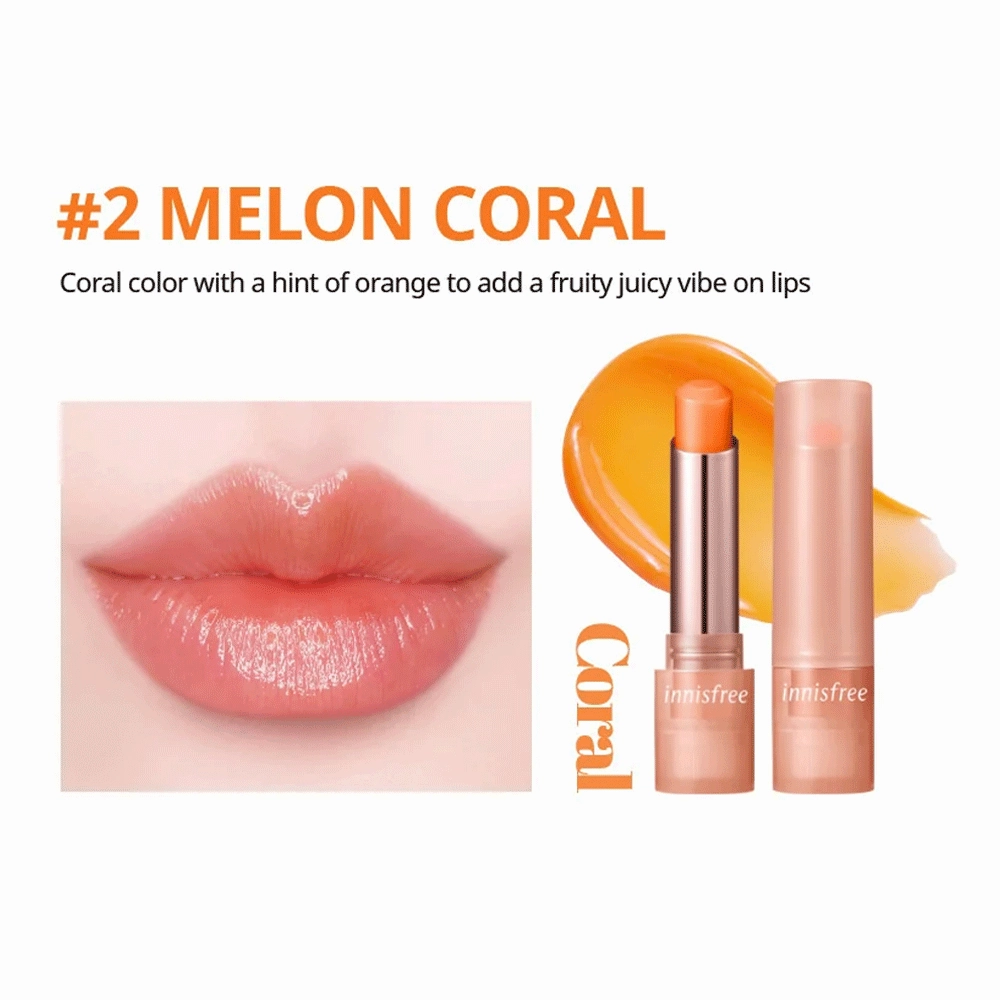 Innisfree Dewy Tint Lip Balm 3.2g - 5 Colors