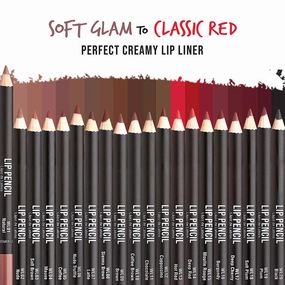 KISS NEW YORK PROFESSIONAL – Silky Smooth Lip Pencil Liner | Rich Pigment   Long-Lasting   Water-Resistant | Shades 01–20
