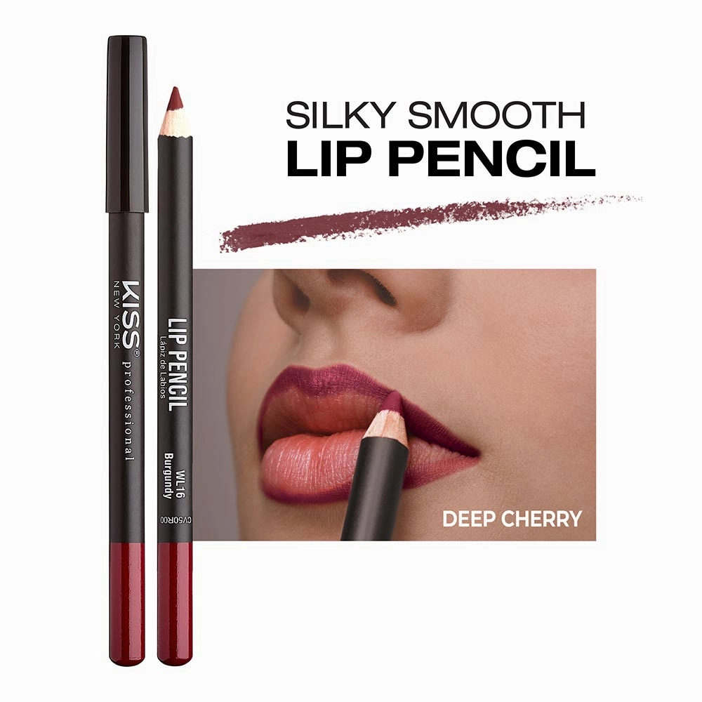 KISS NEW YORK PROFESSIONAL – Silky Smooth Lip Pencil Liner | Rich Pigment   Long-Lasting   Water-Resistant | Shades 01–20