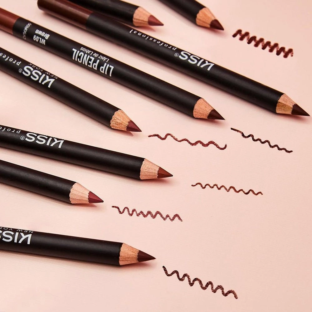 KISS NEW YORK PROFESSIONAL – Silky Smooth Lip Pencil Liner | Rich Pigment   Long-Lasting   Water-Resistant | Shades 01–20