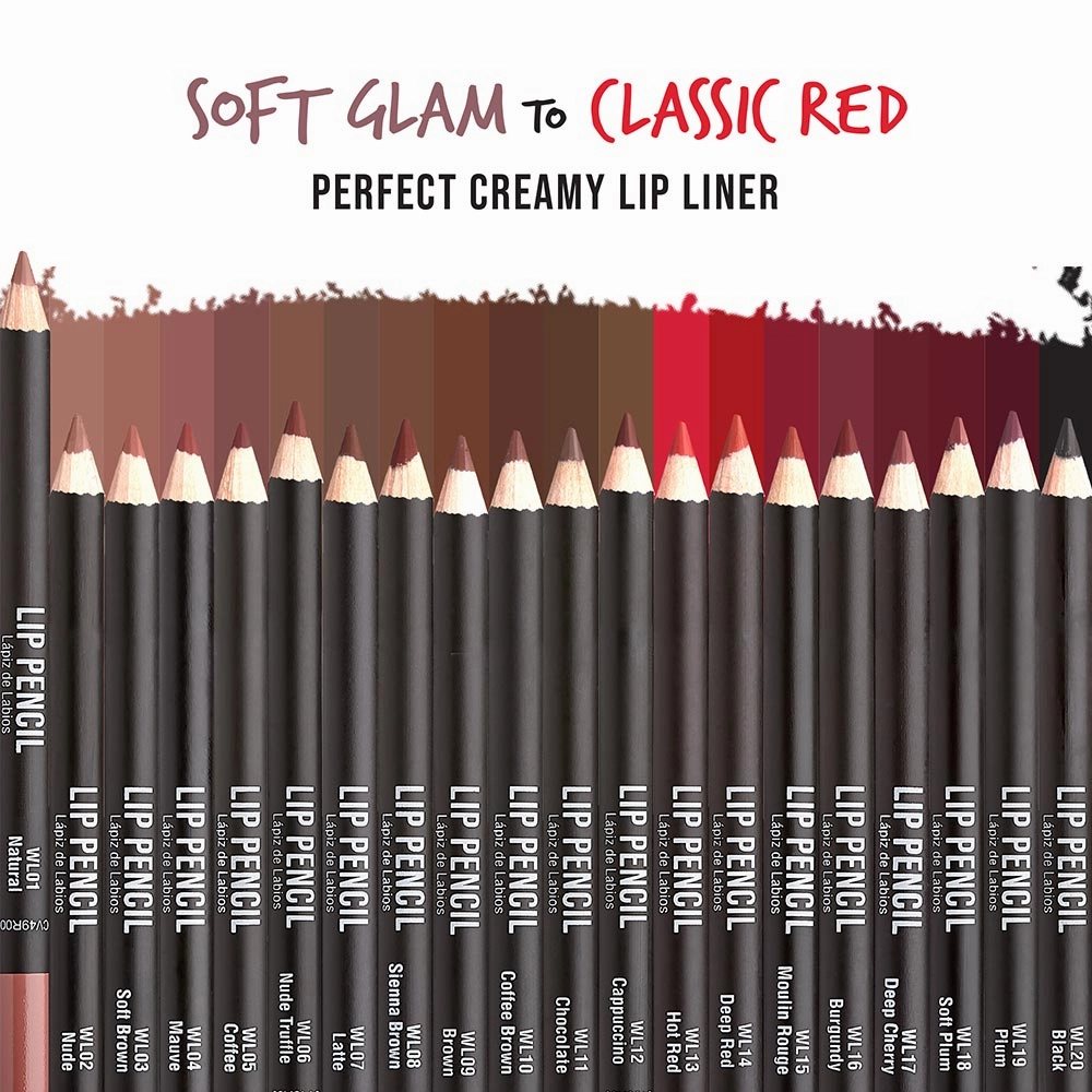KISS NEW YORK PROFESSIONAL – Silky Smooth Lip Pencil Liner | Rich Pigment   Long-Lasting   Water-Resistant | Shades 01–20