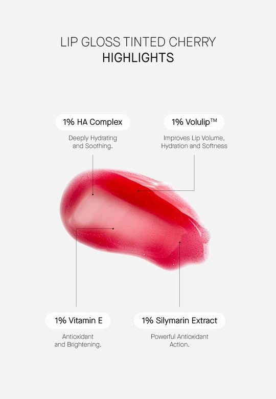 Lip Gloss SPF50 -Хидратиращ Гланц за Устни CHERRY