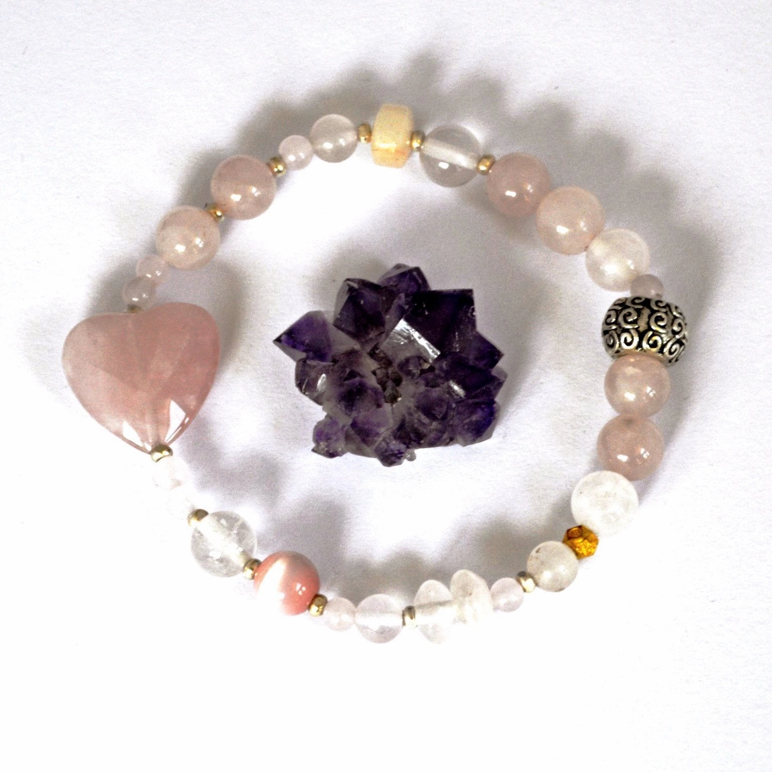 Love is in the Air Rose Quartz Bracelet