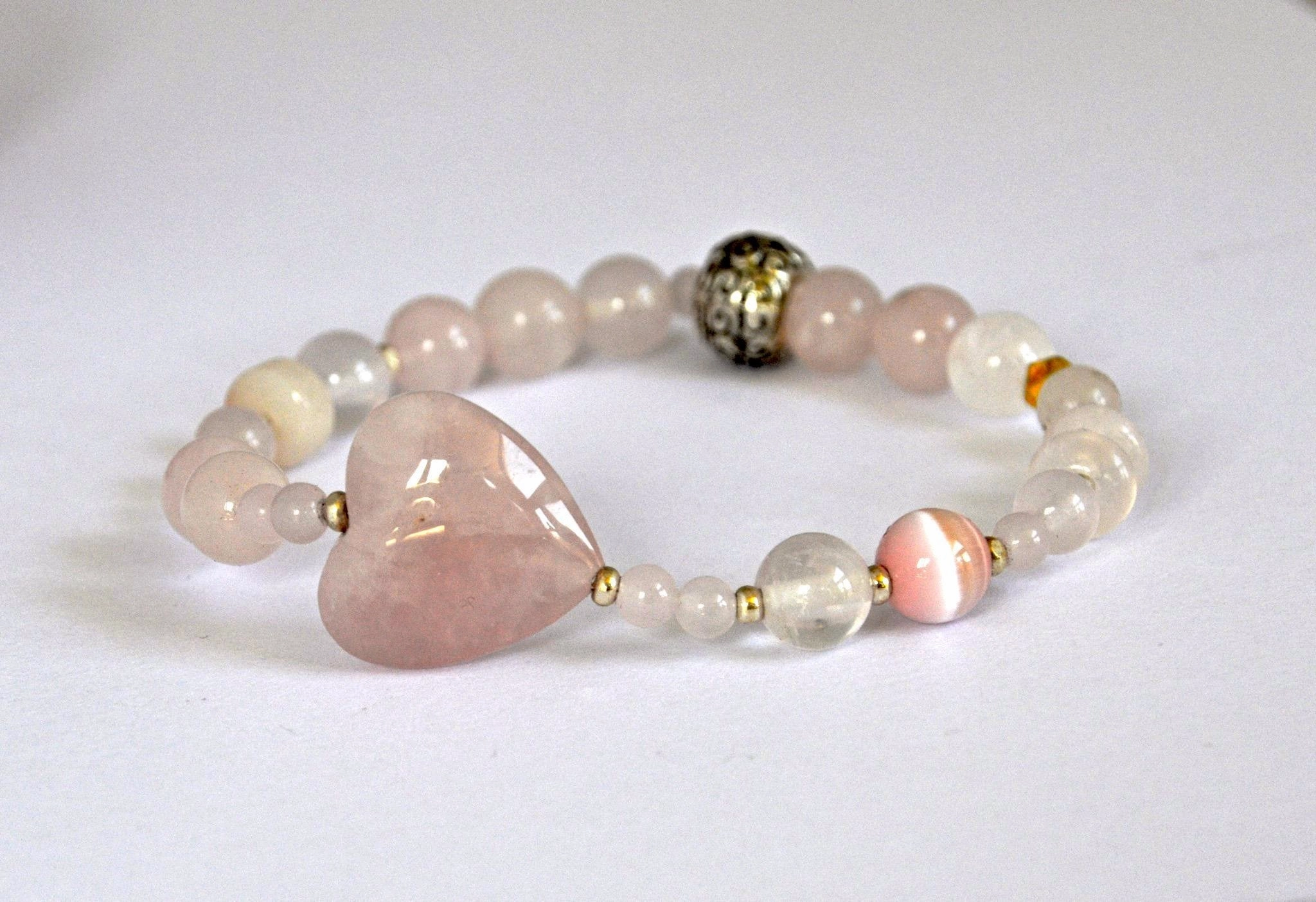 Love is in the Air Rose Quartz Bracelet