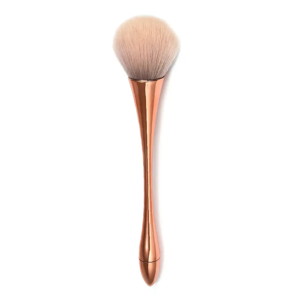 Luxury Champagne Makeup Brushes Flat Top Foundation Brush Large Face Brush Repair brush contour brush for Liquid Cream Powder