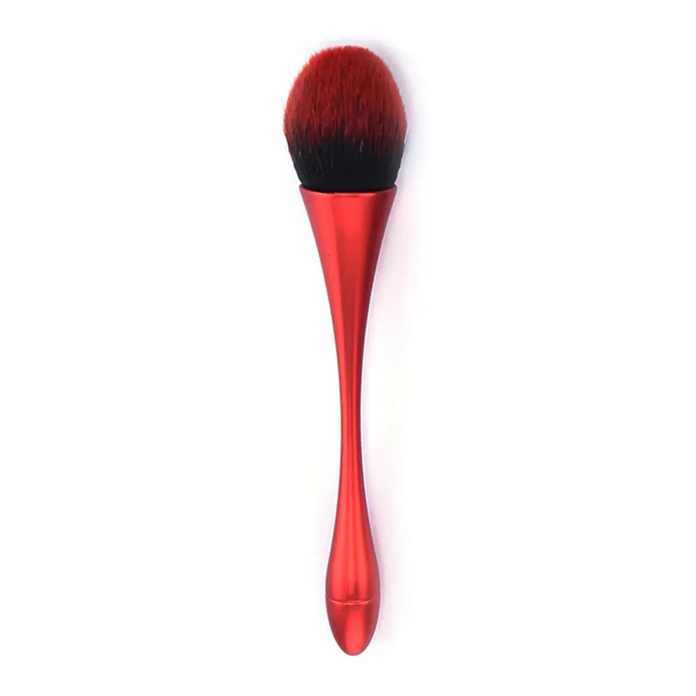 Luxury Champagne Makeup Brushes Flat Top Foundation Brush Large Face Brush Repair brush contour brush for Liquid Cream Powder