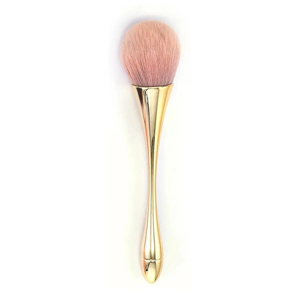 Luxury Champagne Makeup Brushes Flat Top Foundation Brush Large Face Brush Repair brush contour brush for Liquid Cream Powder