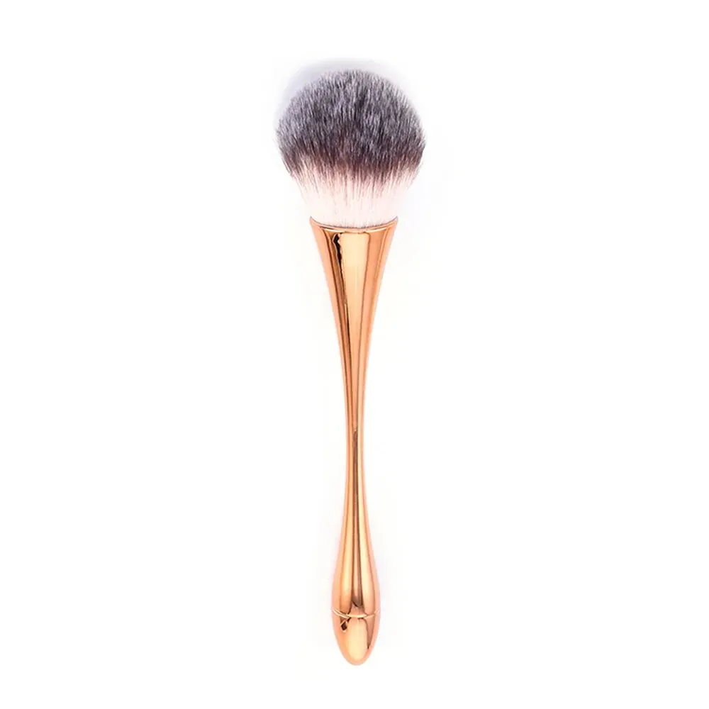 Luxury Champagne Makeup Brushes Flat Top Foundation Brush Large Face Brush Repair brush contour brush for Liquid Cream Powder