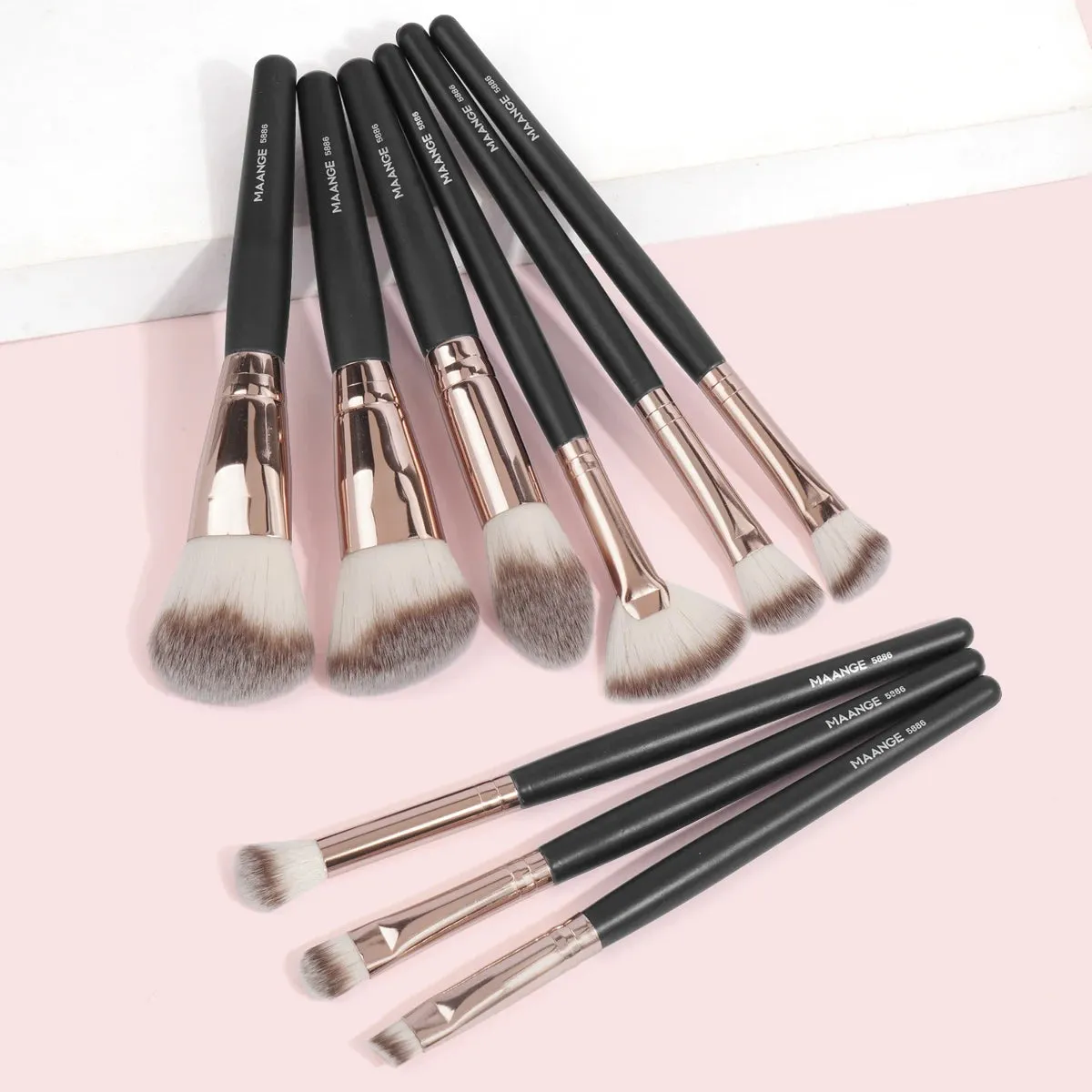 Maange 9-Piece Foundation Makeup Brush Set