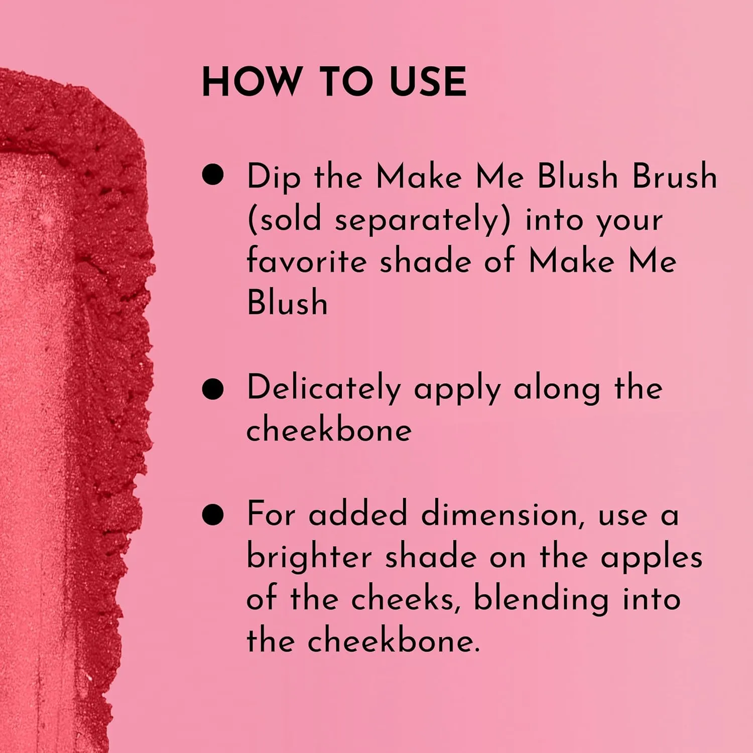 Make Me Blush Talc Free Velvet Blush, Dessert Rose, Pink, 0.18 Ounce