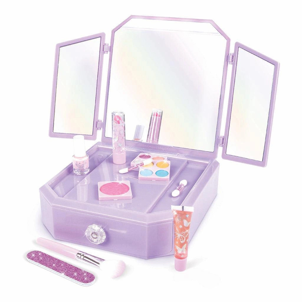 Make it Real Deluxe Light-up Vanity & Cosmetic Set