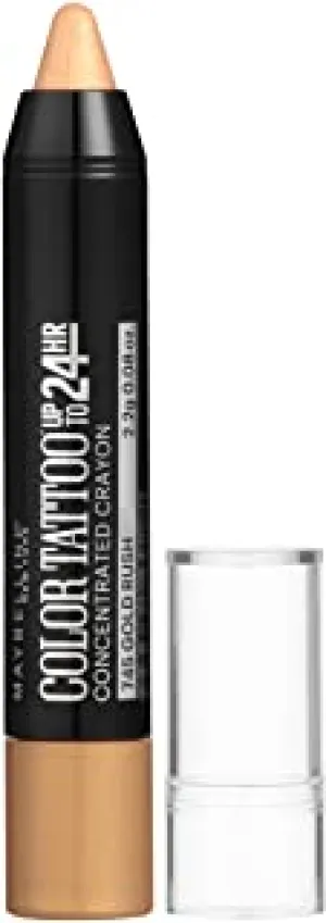 Maybelline New York Eyestudio ColorTattoo Concentrated Crayon,745 Gold Rush, 0.08 oz.