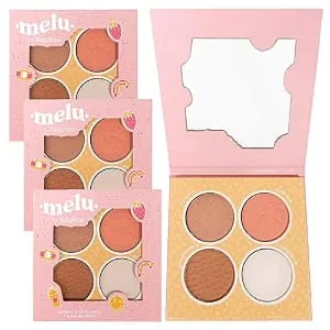 Melu blush palette, highlighter & bronzer HB-7532