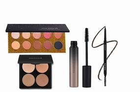 Mented Cosmetics | Nude and Dark Eyeshadows, Everynight Eye Shadow Palette   Sunkissed Highlighter Palette   Eyebrow Pencil (Deep Brown)   Long Live the Lash Mascara