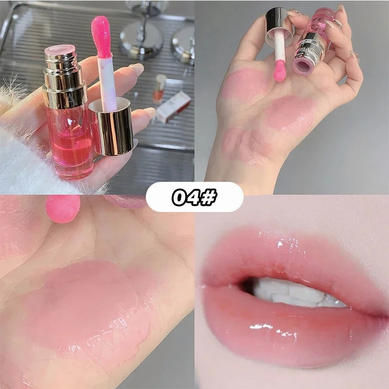 Moisturizing Lip Gloss Lipstick Balm – Tinted Lip Oil for Women | Cute, Affordable Makeup & Skincare for Soft, Beautiful Lips