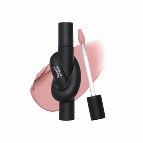 MUZIGAE MANSION Tie Up Cover Tint - Waterproof & Long Lasting Lip Stain for Women - Korean Base Nude Tint Stick - Kbeauty Matte Gloss - Mood Color Changing (03 PINK STEP, 0.2 Fl oz)