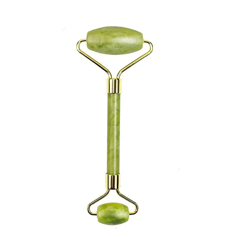 Natural Jade Roller Massager for Face Body Back Foot Massage Roller Facial