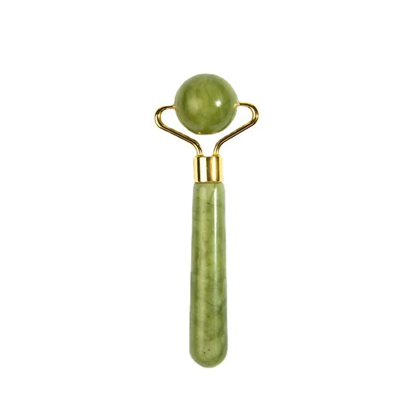 Natural Jade Roller Massager for Face Body Back Foot Massage Roller Facial