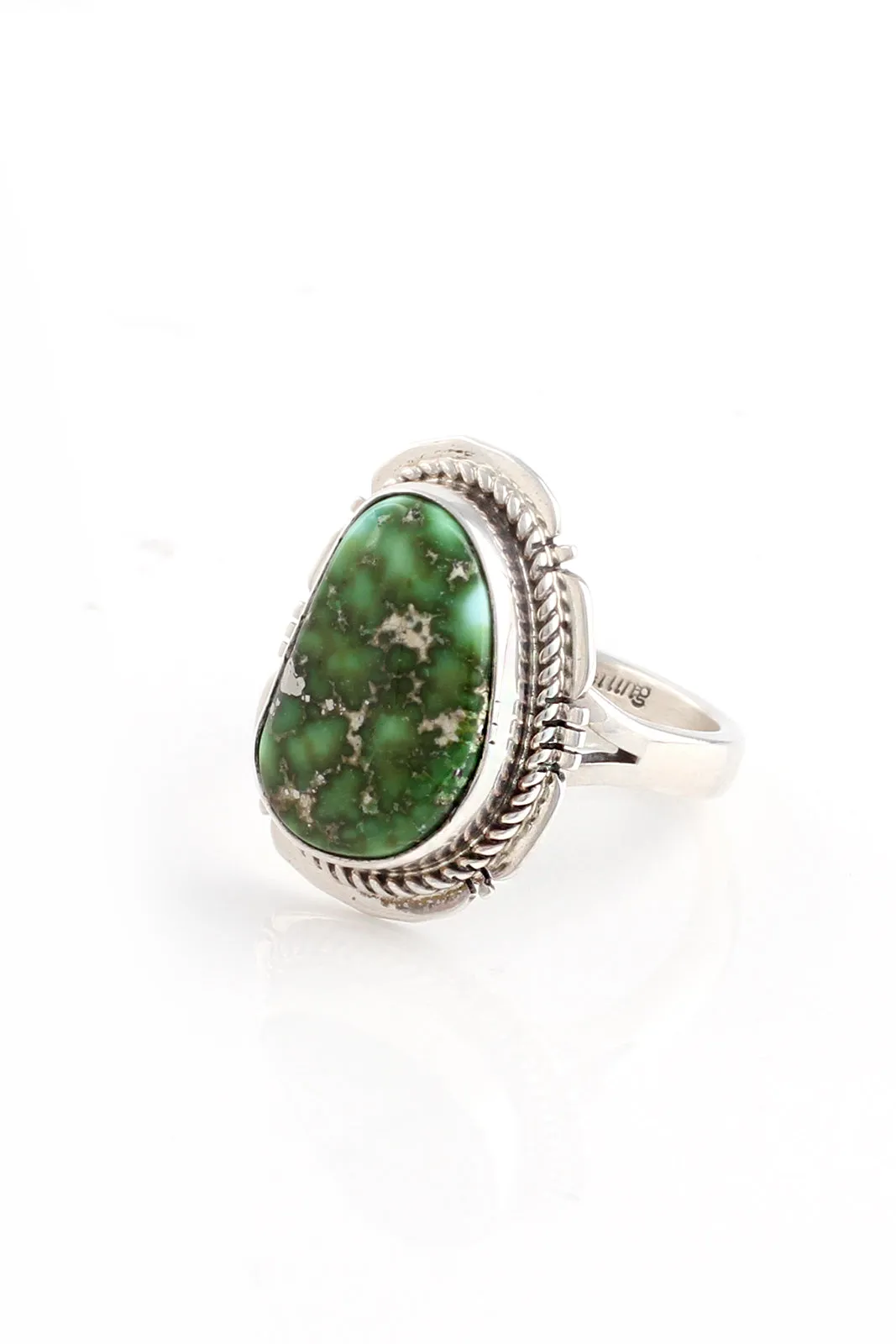 Navajo Sonora Gold Turquoise Ring (Size 8)