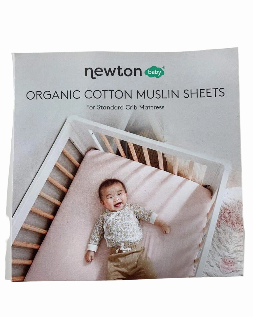 Newton 2 Pack Crib Sheets, Clay
