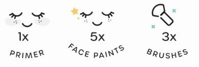 Oh Flossy - Face Paint Set