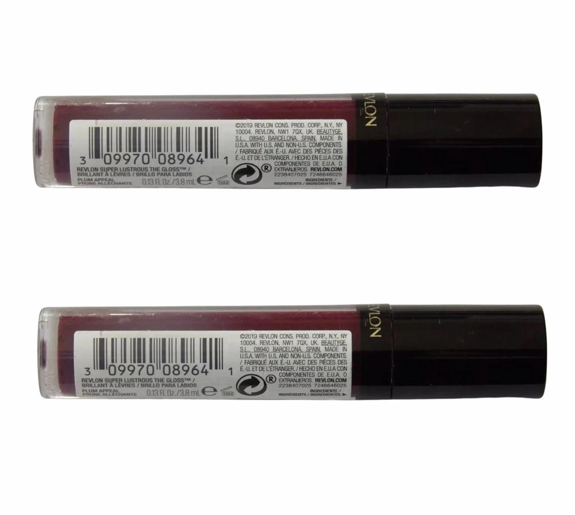 Pack of 2 Revlon Super Lustrous The Gloss, Plum Appeal 308