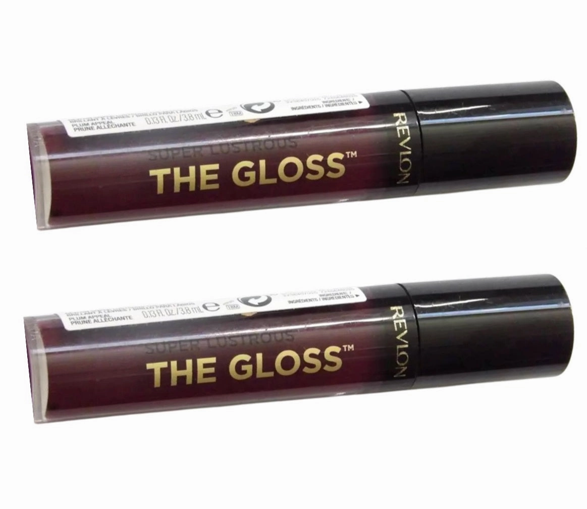 Pack of 2 Revlon Super Lustrous The Gloss, Plum Appeal 308