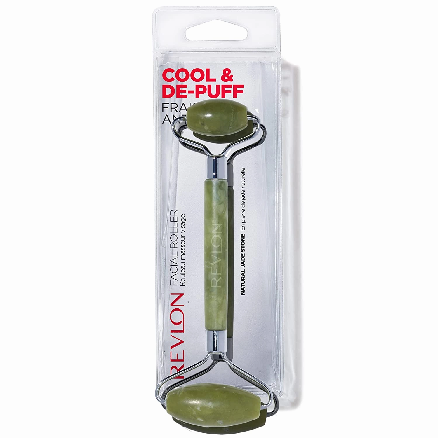 REVLON Oil-Absorbing Volcanic Face Roller, Reusable Facial Skincare Tool for At-Home or On-the-Go Mini Massage