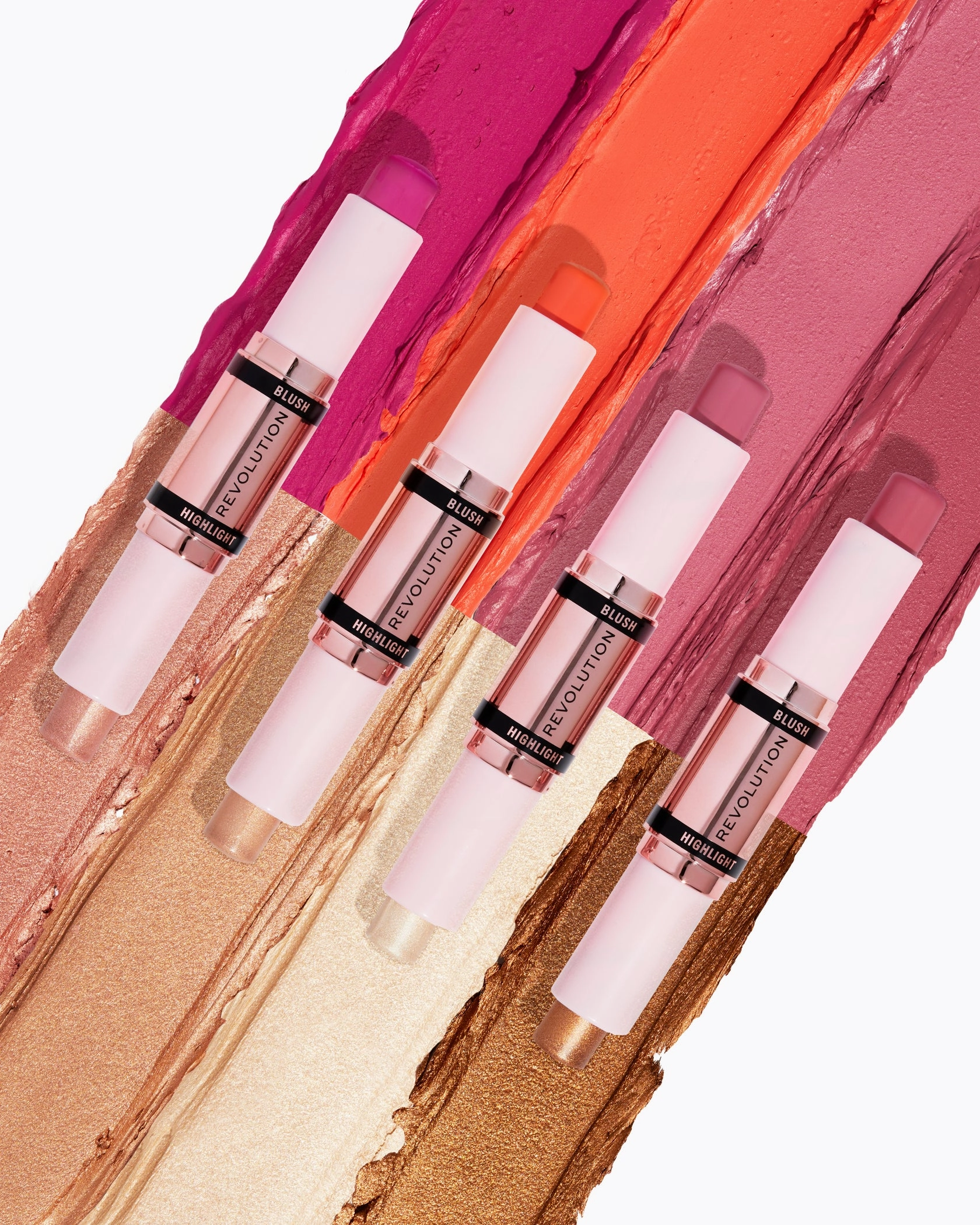 Revolution Blush & Highlight Stick Mauve Glow