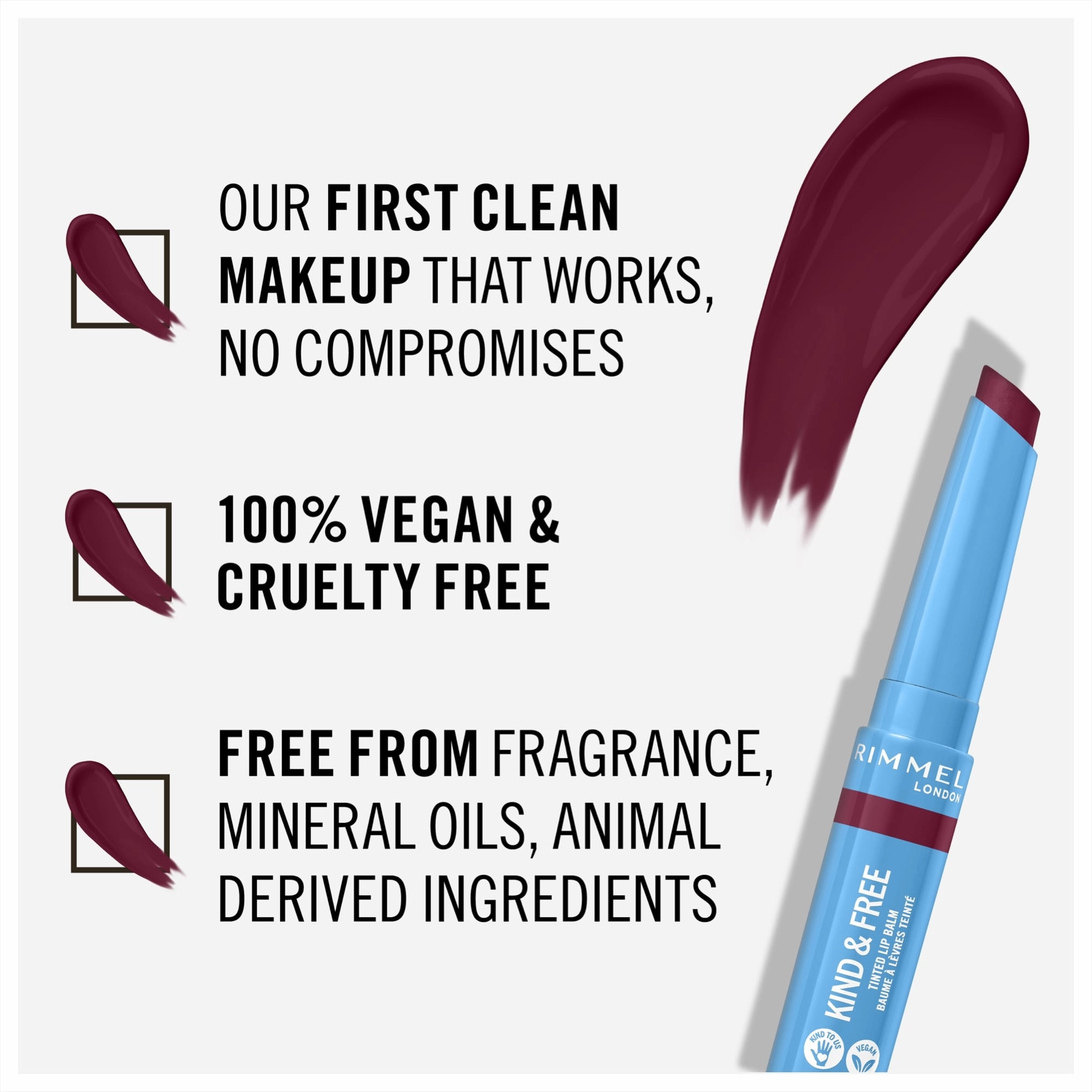 Rimmel London Kind & Free Tinted Lip Balm 1.7g