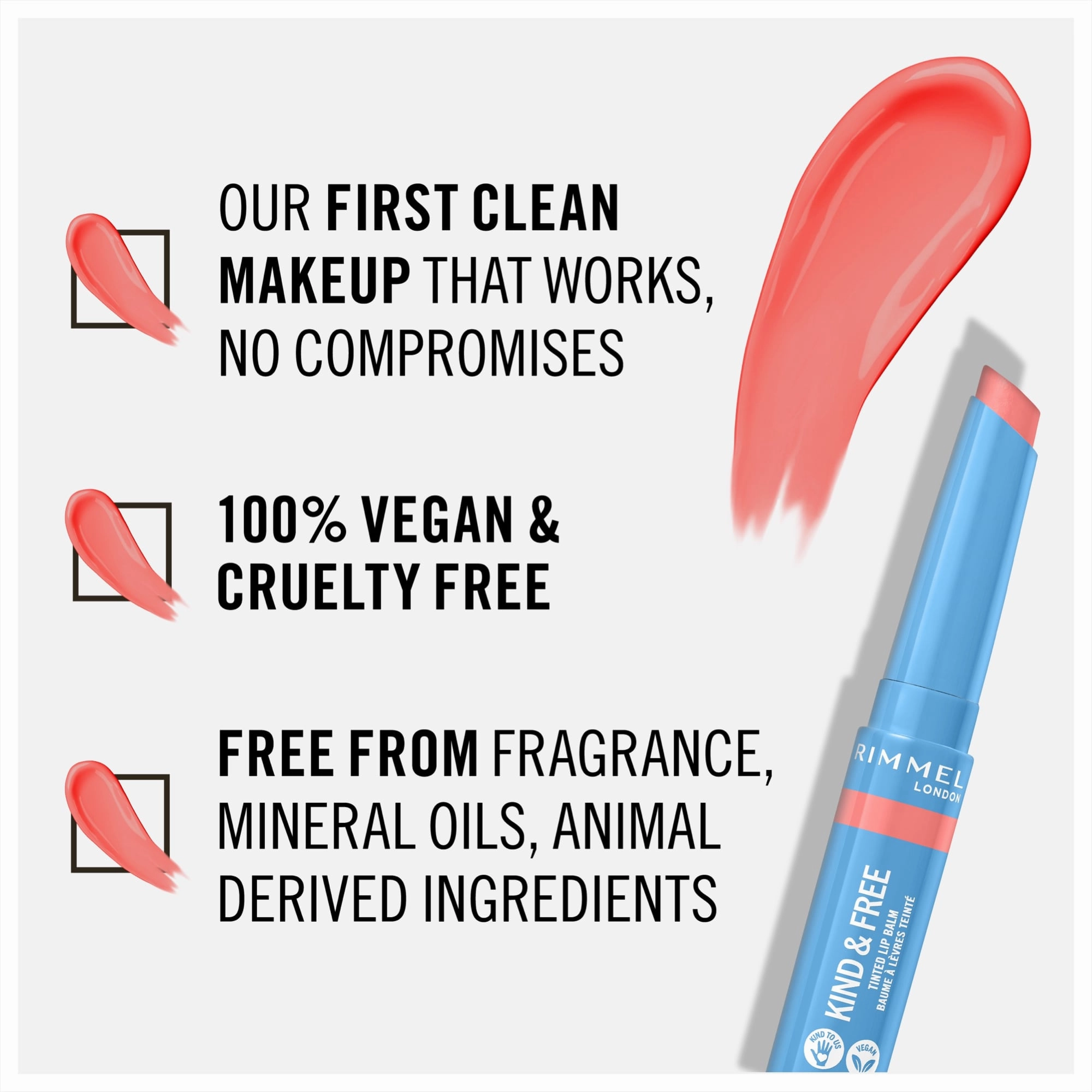 Rimmel London Kind & Free Tinted Lip Balm 1.7g