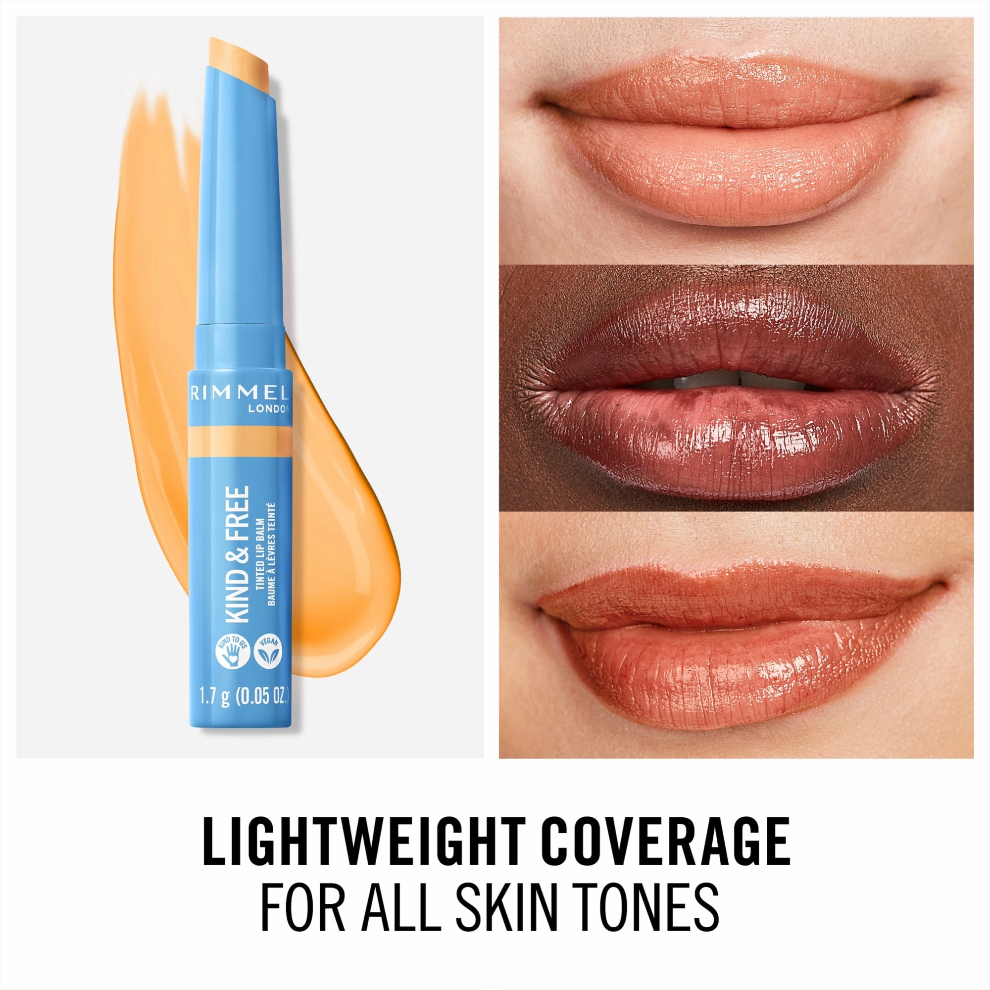 Rimmel London Kind & Free Tinted Lip Balm 1.7g