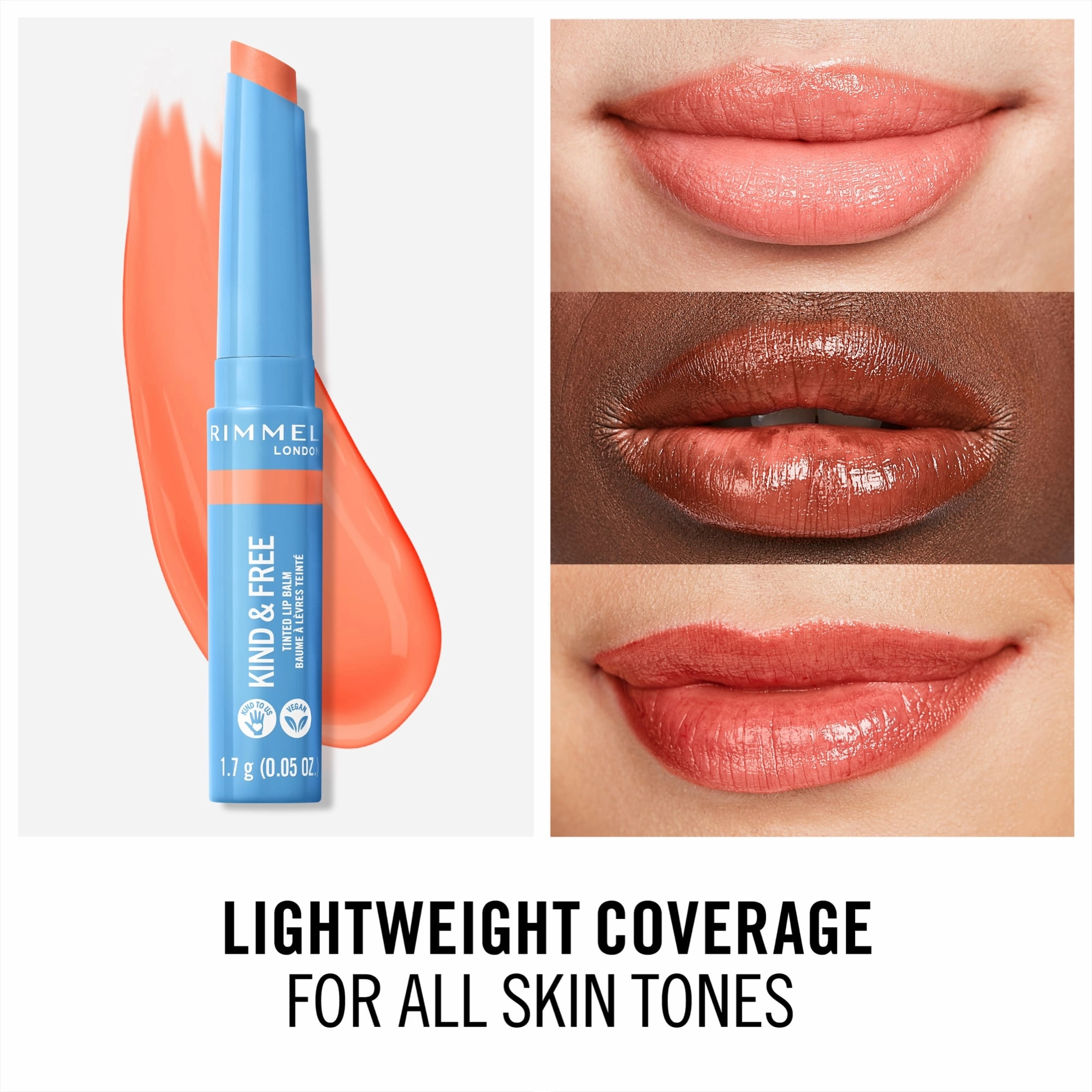 Rimmel London Kind & Free Tinted Lip Balm 1.7g