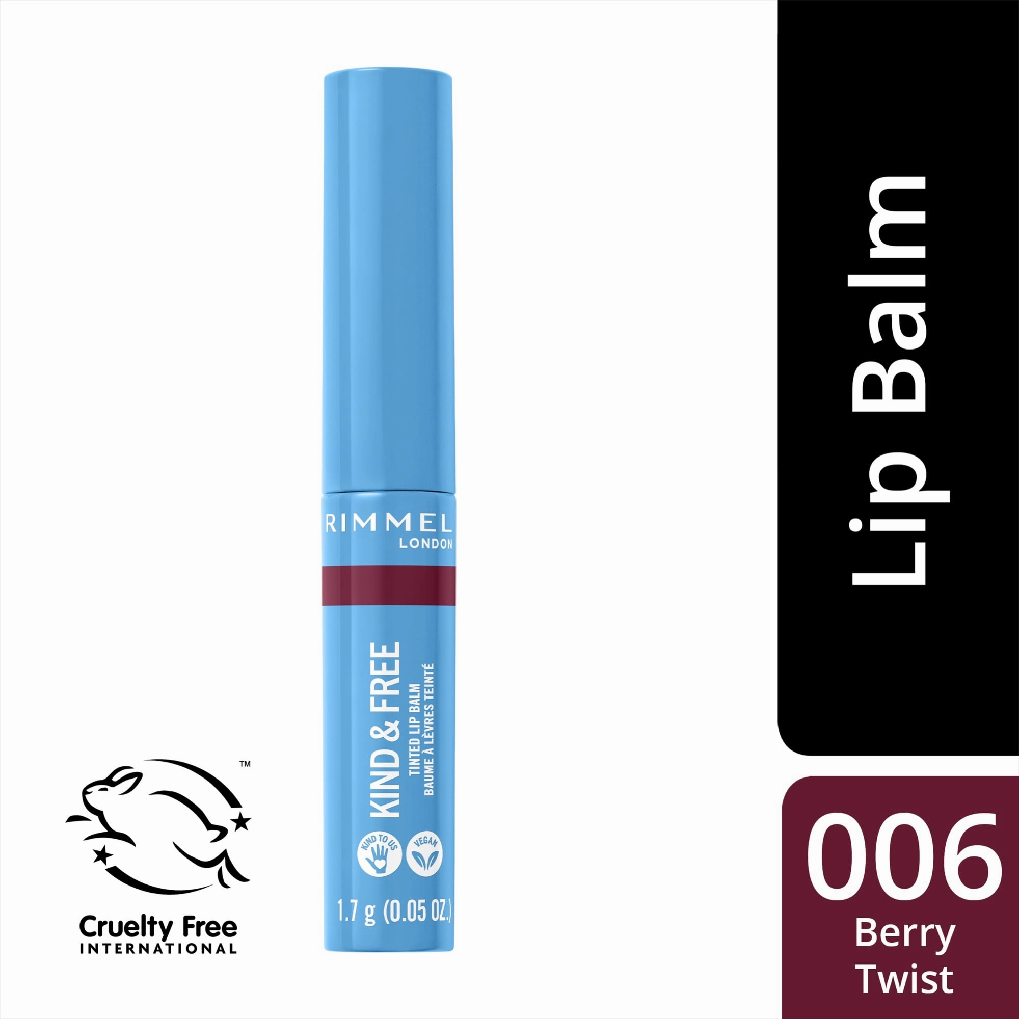 Rimmel London Kind & Free Tinted Lip Balm 1.7g