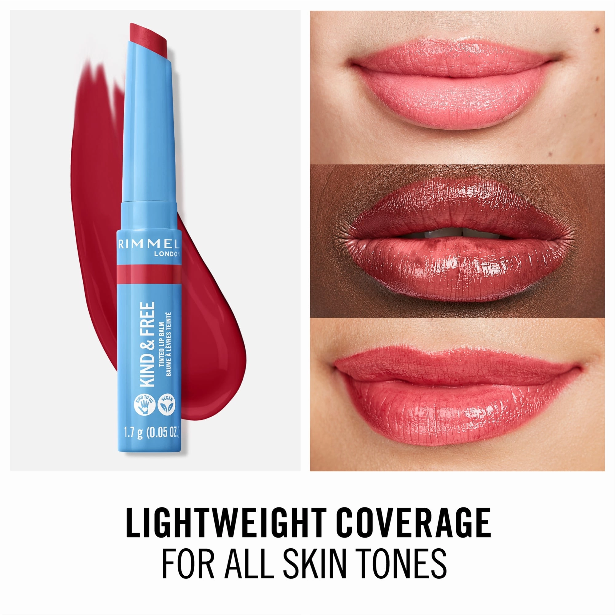 Rimmel London Kind & Free Tinted Lip Balm 1.7g