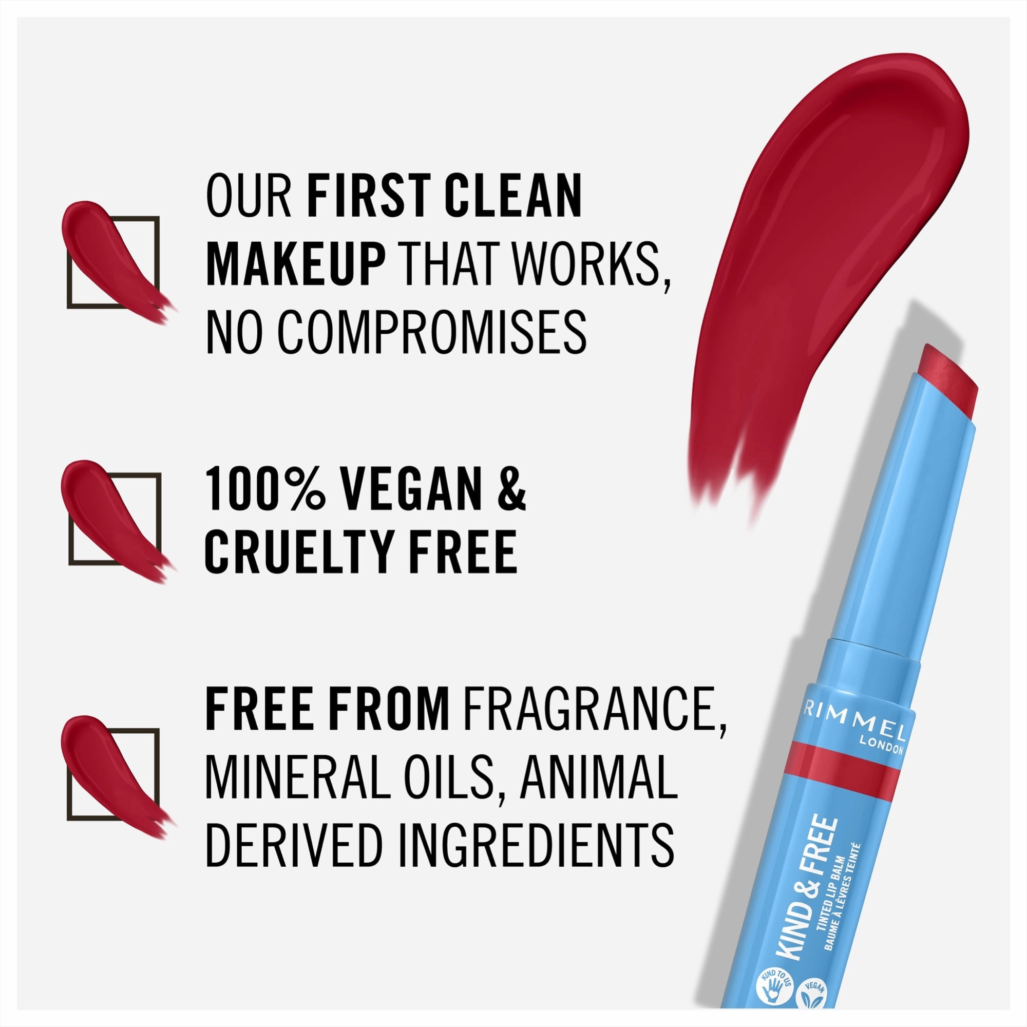 Rimmel London Kind & Free Tinted Lip Balm 1.7g