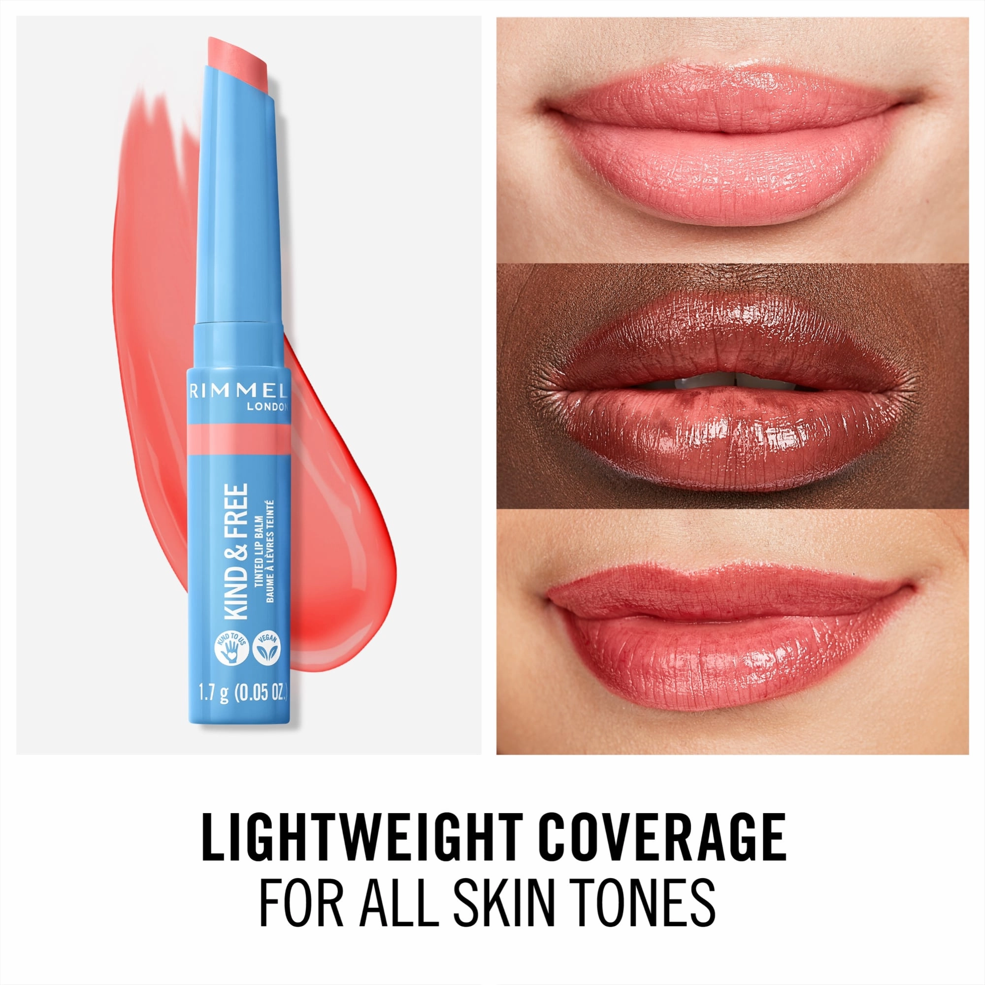 Rimmel London Kind & Free Tinted Lip Balm 1.7g