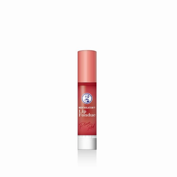 Rohto Mentholatum Lip Fondue Plum Red Moisturizing Lip Gloss 3.2g