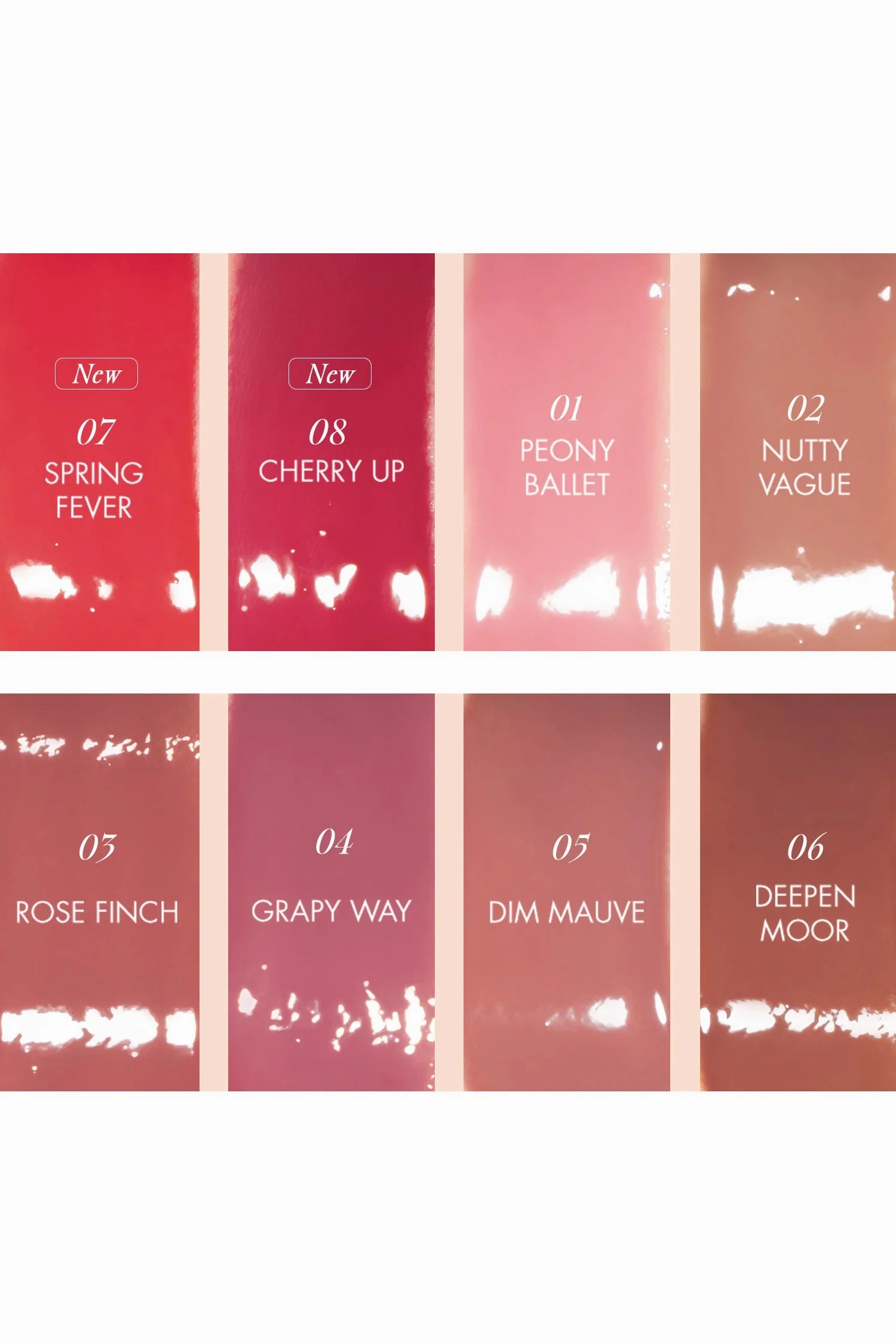 Romand - Glasting Color Gloss #08 Cherry Up