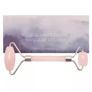 Rose Quartz Facial Massage Roller Anti Ageing Beauty Tool