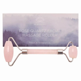 Rose Quartz Facial Massage Roller Anti Ageing Beauty Tool
