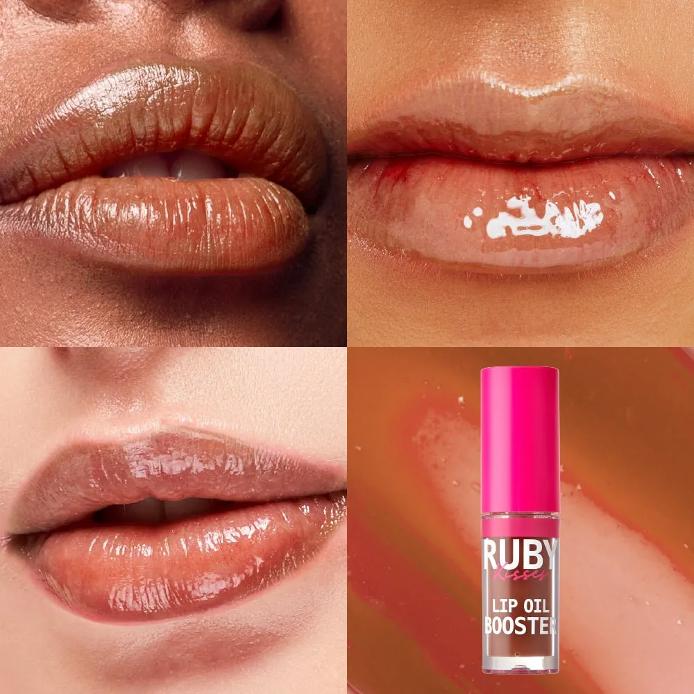 Ruby Kisses Lip Oil Booster – Intense Shine & Hydration | 11 Nourishing Shades