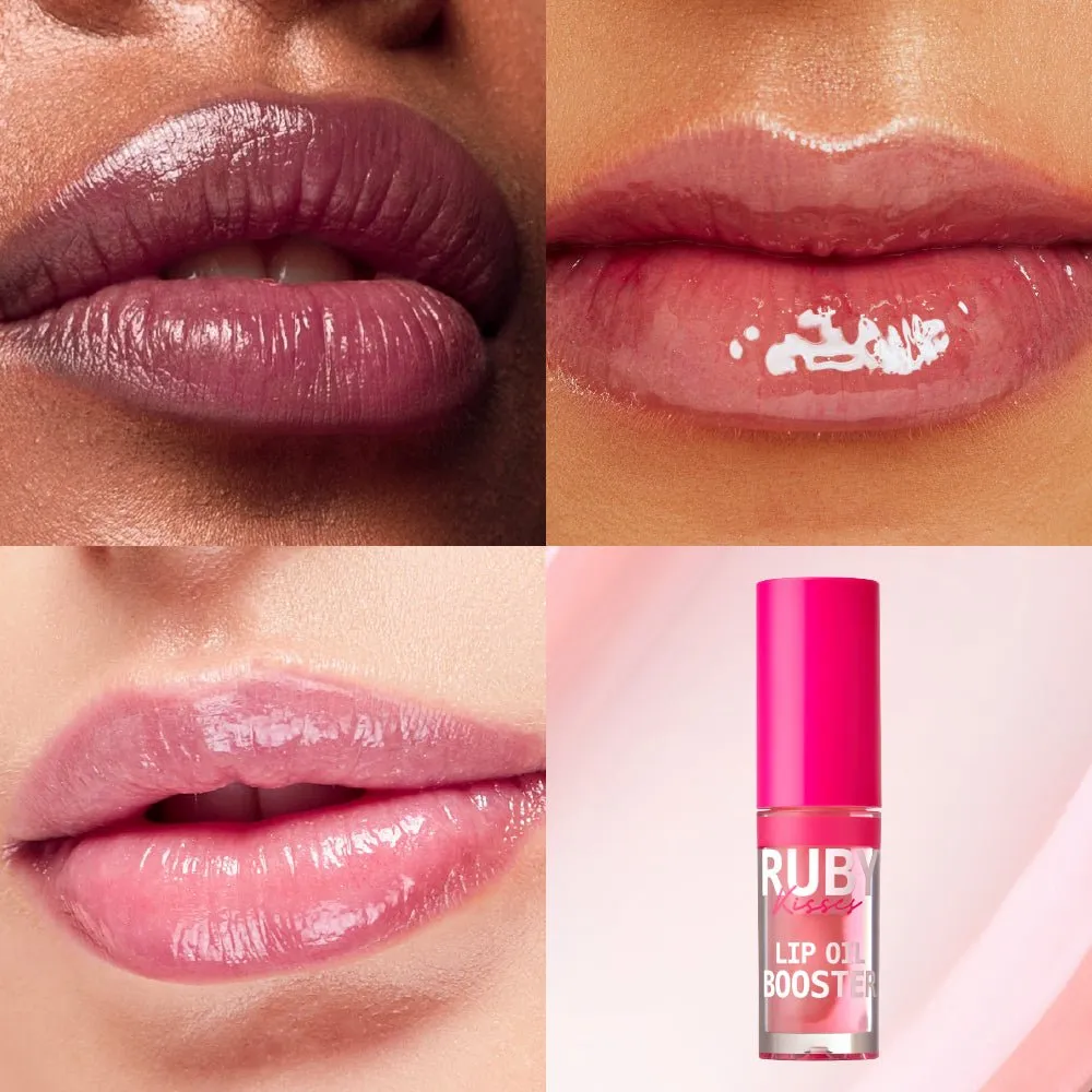 Ruby Kisses Lip Oil Booster – Intense Shine & Hydration | 11 Nourishing Shades