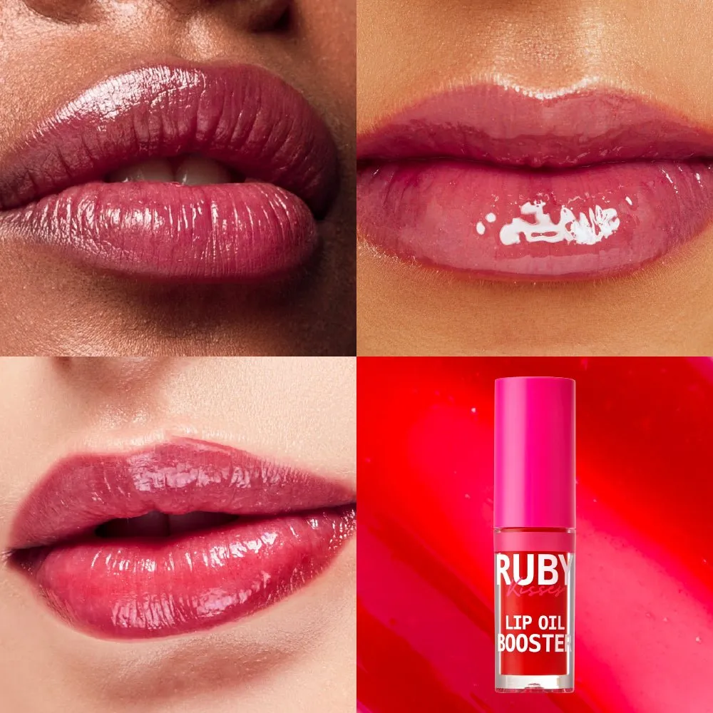 Ruby Kisses Lip Oil Booster – Intense Shine & Hydration | 11 Nourishing Shades
