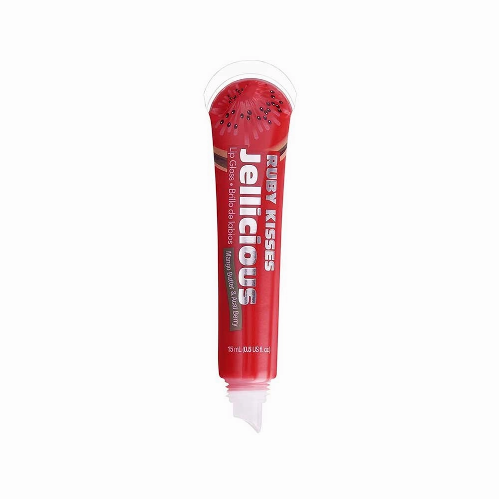 Ruby Kisses Jellicious Lip Gloss – Sweet Shine, Moisturizing Formula, Non-Sticky Finish | 9 Yummy Shades