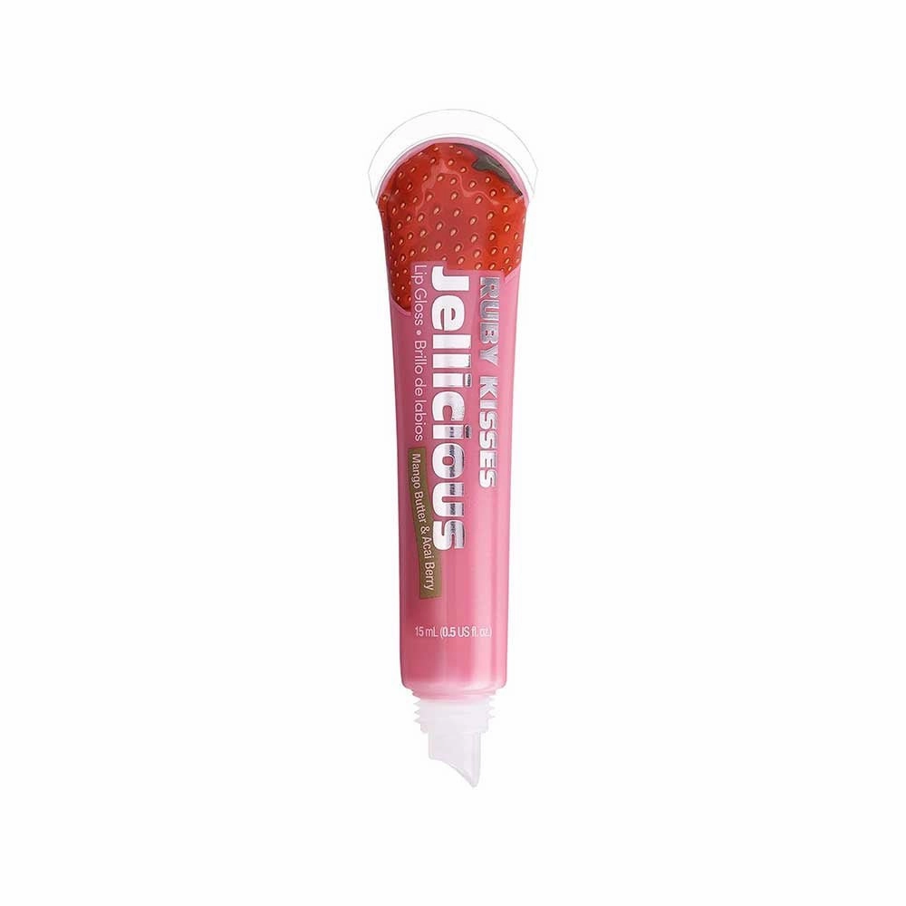 Ruby Kisses Jellicious Lip Gloss – Sweet Shine, Moisturizing Formula, Non-Sticky Finish | 9 Yummy Shades