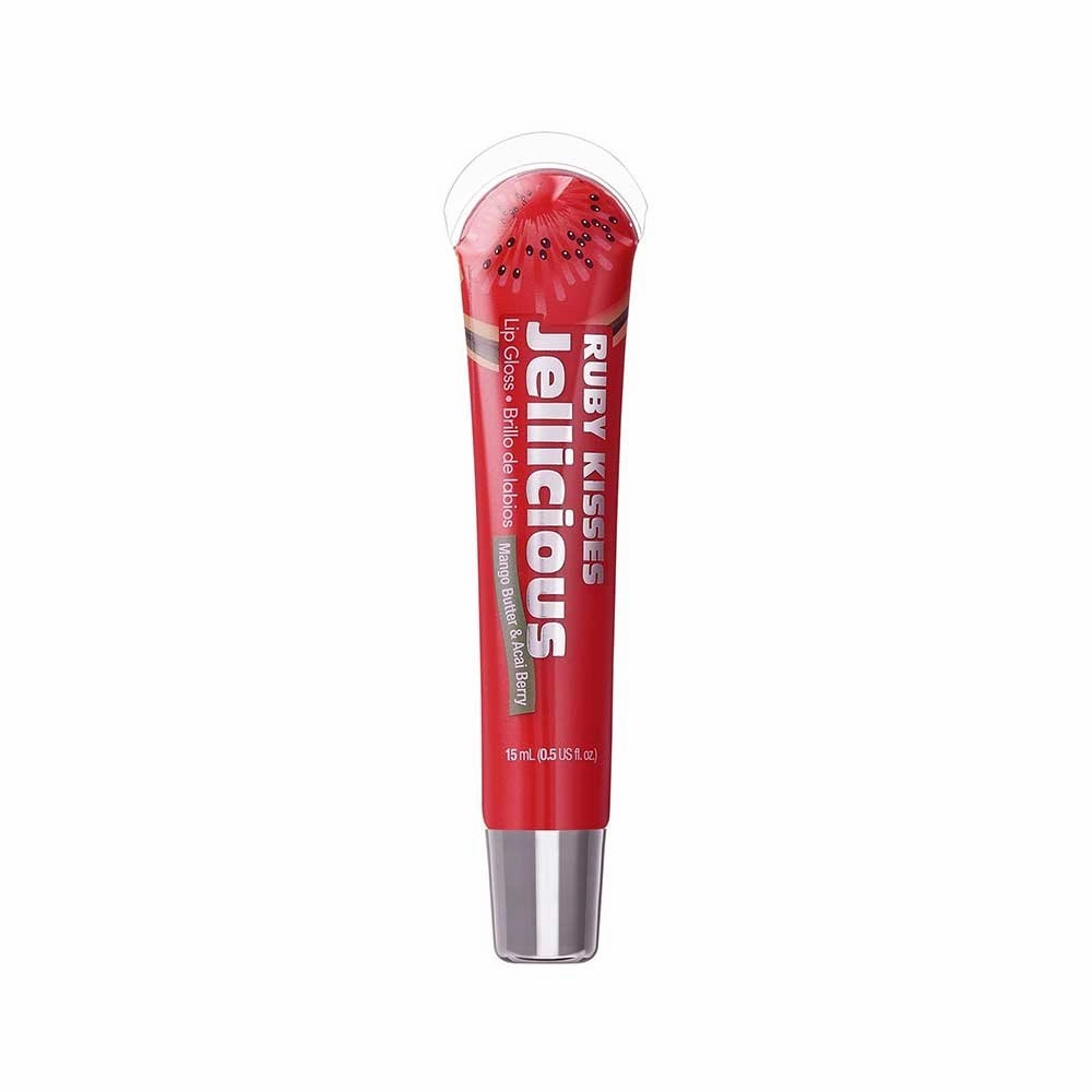 Ruby Kisses Jellicious Lip Gloss – Sweet Shine, Moisturizing Formula, Non-Sticky Finish | 9 Yummy Shades