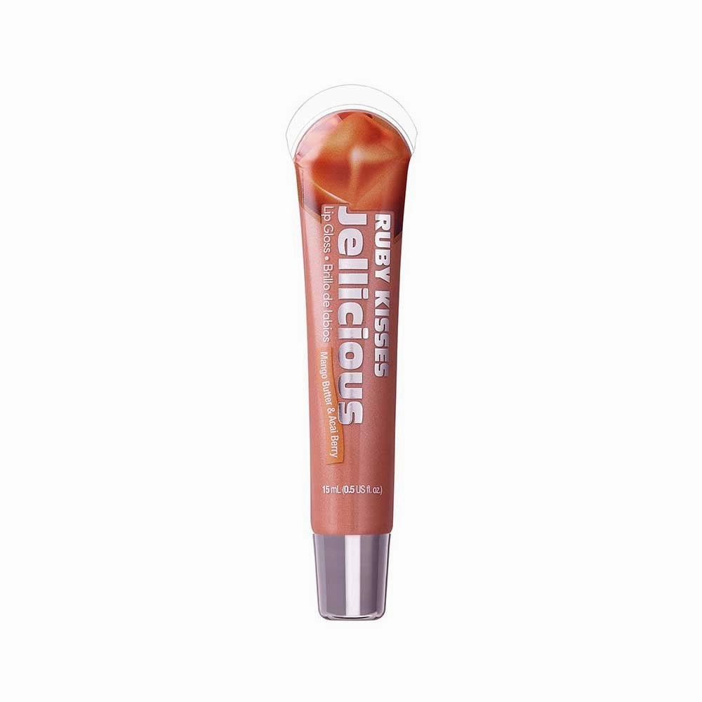 Ruby Kisses Jellicious Lip Gloss – Sweet Shine, Moisturizing Formula, Non-Sticky Finish | 9 Yummy Shades