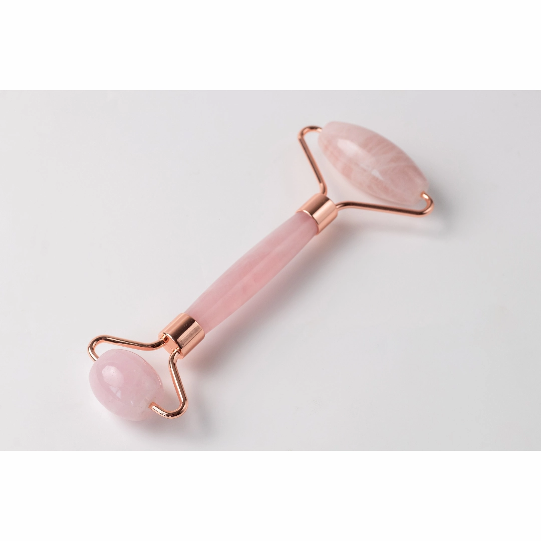 Salt and Crystal Rose Quartz Face Roller