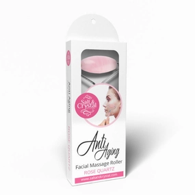 Salt and Crystal Rose Quartz Face Roller